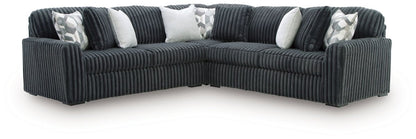 Midnight - Madness - Sectional Stationary Sectionals by Signature Design by Ashley® - Walls Furniture & Mattress