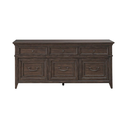 Paradise Valley - Credenza - Saddle Brown Credenzas by Liberty Furniture - Walls Furniture & Mattress