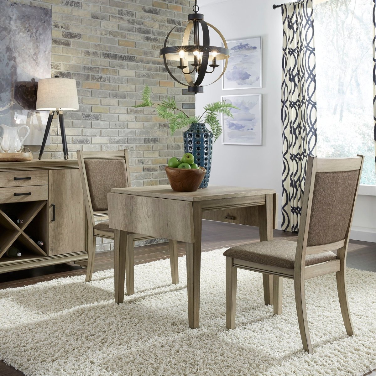 Sun Valley - Dining - Table Set 3 Piece Dining Room Sets by Liberty Furniture - Walls Furniture & Mattress