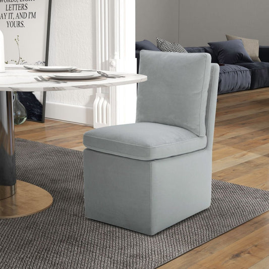 Accent Dining - Accent Dining Chair With Casters Side Chairs by Liberty Furniture - Walls Furniture & Mattress