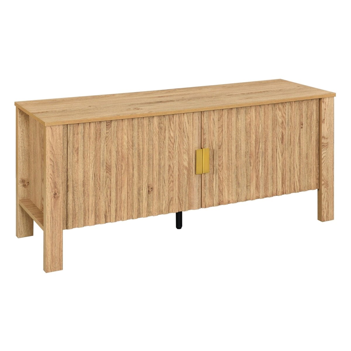 Thayer - 47" Two Door TV Console - Natural TV Stands by New Classic - Walls Furniture & Mattress