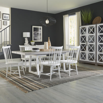 Palmetto Heights - Optional Double Pedestal Table Set 5 Piece Dining Room Sets by Liberty Furniture - Walls Furniture & Mattress