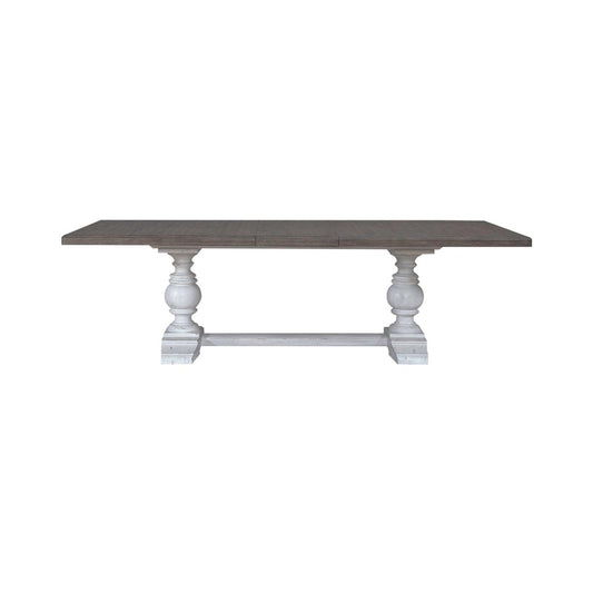 River Place - Trestle Table - White Dining Tables by Liberty Furniture - Walls Furniture & Mattress