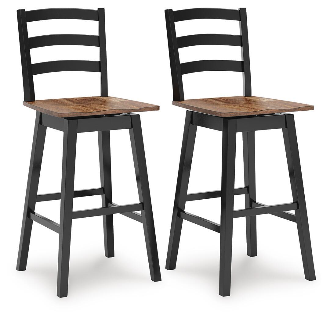 Wildenauer - Swivel Stool (Set of 2) Stool Sets by Signature Design by Ashley® - Walls Furniture & Mattress
