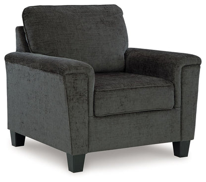 Erinslane - Living Room Set Stationary Chair & Ottoman by Benchcraft® - Walls Furniture & Mattress