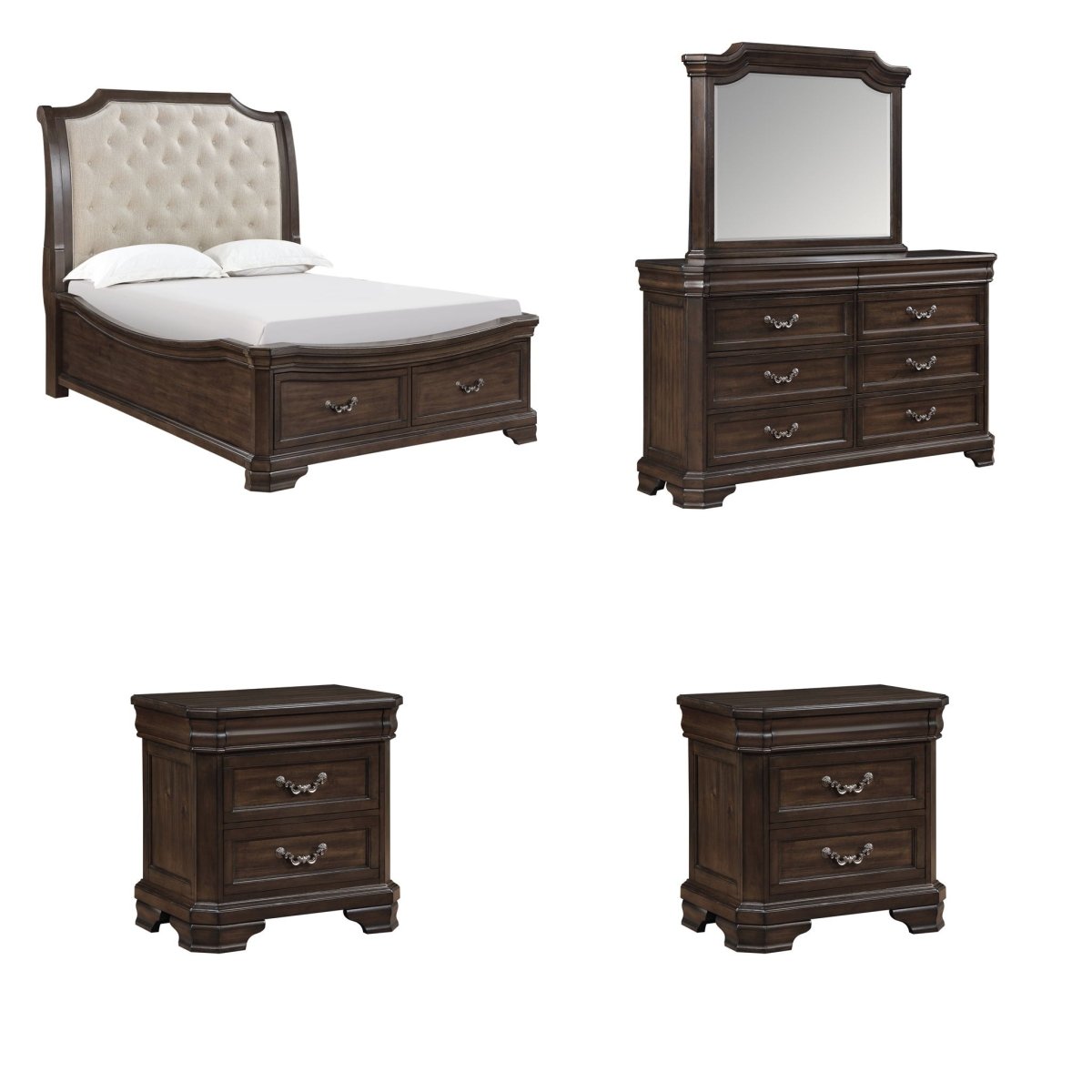 Lyndhurst - Bedroom Set 4 Piece Bedroom Sets by New Classic - Walls Furniture & Mattress