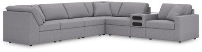 Modmax - Sectional - Granite Stationary Sectionals by Signature Design by Ashley® - Walls Furniture & Mattress