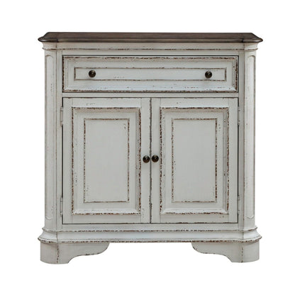 Magnolia Manor - Accent Cabinet - White Accent Cabinets by Liberty Furniture - Walls Furniture & Mattress