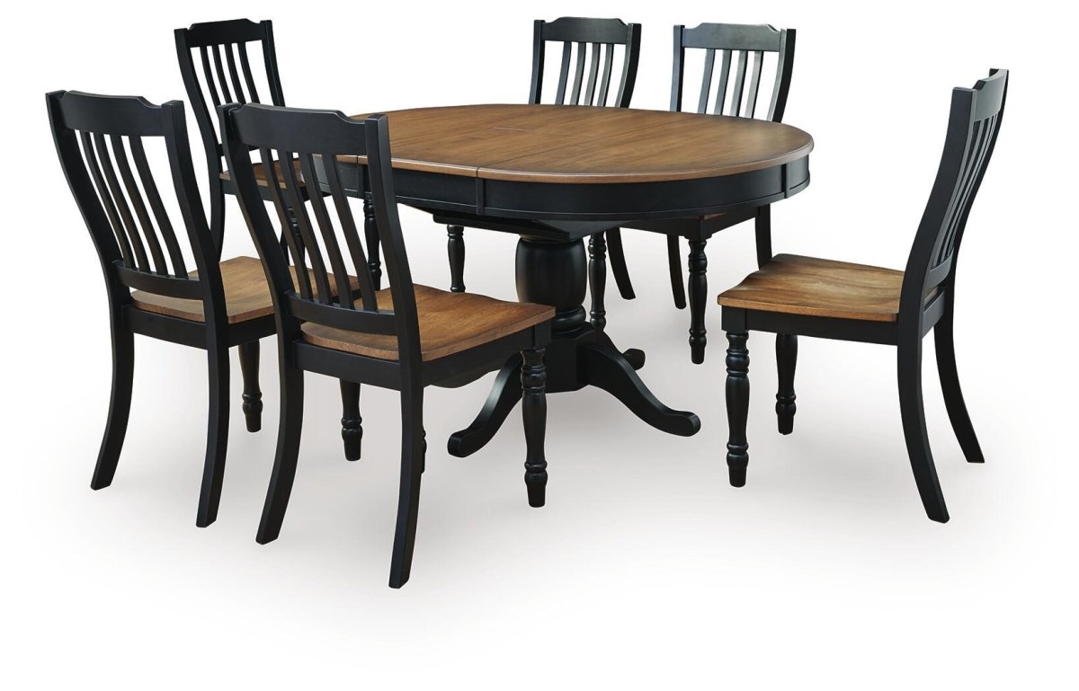 Clorazi - Extension Dining Table Set 5 Piece Dining Room Sets by Signature Design by Ashley® - Walls Furniture & Mattress