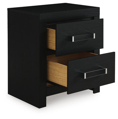 Maeling - Two Drawer Night Stand Accent Nightstands by Signature Design by Ashley® - Walls Furniture & Mattress