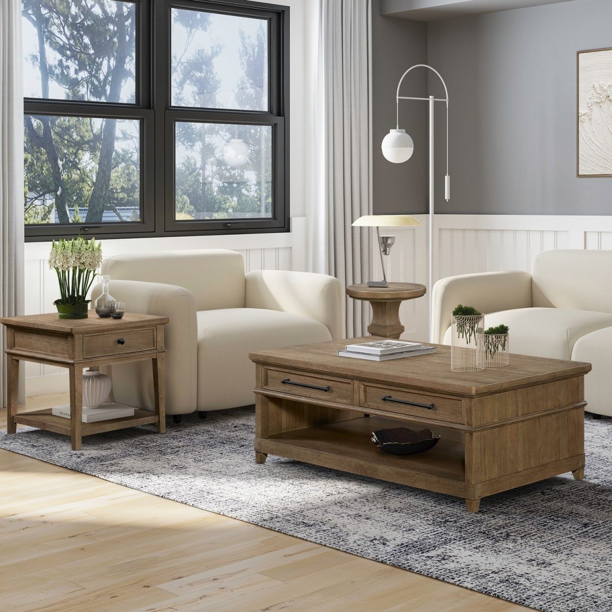 Artisan Home - 3 Piece Set (Cocktail Table And 2 End Tables) - Brown Table Sets by Liberty Furniture - Walls Furniture & Mattress