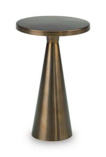 Budington - Accent Table - Light Bronze Finish Accent Tables by Signature Design by Ashley® - Walls Furniture & Mattress