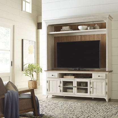 Farmhouse Reimagined - Entertainment Center Entertainment Centers by Liberty Furniture - Walls Furniture & Mattress