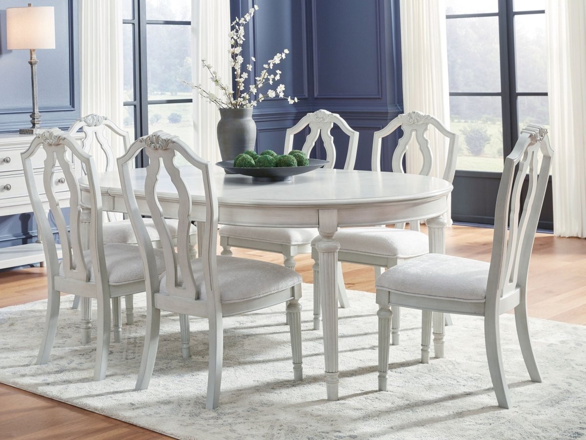 Montelaine - Dining Room Extension Table Set 6 Piece Dining Room Sets by Benchcraft® - Walls Furniture & Mattress
