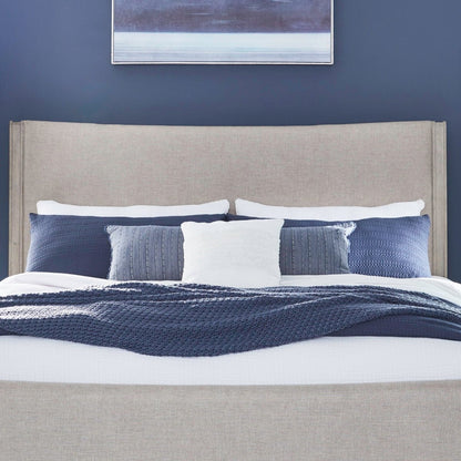 New Haven - Upholstered Panel Headboard Upholstered Headboards by Liberty Furniture - Walls Furniture & Mattress
