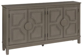Darlock - Accent Cabinet - Warm Gray Accent Cabinets by Signature Design by Ashley® - Walls Furniture & Mattress