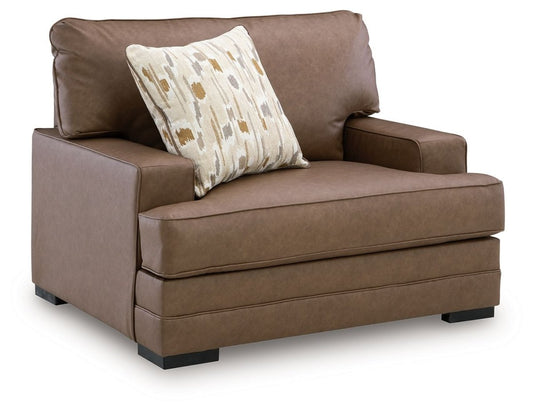 VillaCourt - Caramel - Chair And A Half Arm Chairs by Benchcraft® - Walls Furniture & Mattress