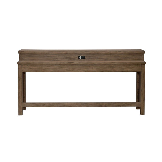 Pinebrook Ridge - Console Bar Table - Light Brown Console Tables by Liberty Furniture - Walls Furniture & Mattress