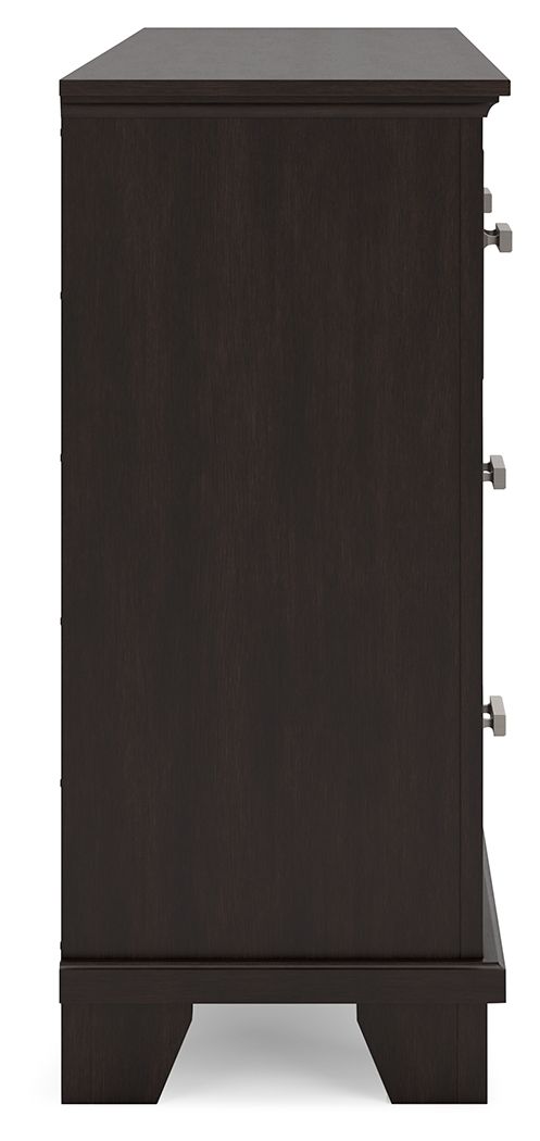 Covetown - Dresser - Dark Brown Dressers by Signature Design by Ashley® - Walls Furniture & Mattress