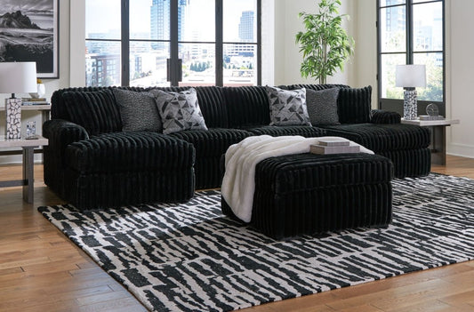 Midnight - Madness - Sectional Set 4 Piece Living Room Sets by Signature Design by Ashley® - Walls Furniture & Mattress