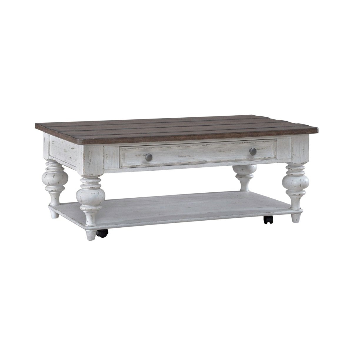 River Place - Cocktail Table - White Cocktail Tables by Liberty Furniture - Walls Furniture & Mattress