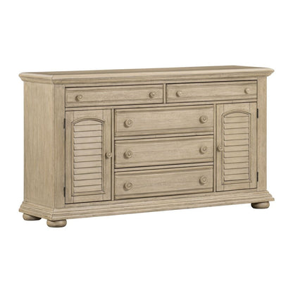 Summer House - 2 Door 5 Drawer Dresser - Sand Dune Dressers by Liberty Furniture - Walls Furniture & Mattress