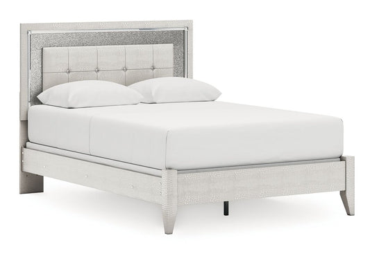 Zyniden - Upholstered Panel Bed Panel Beds by Signature Design by Ashley® - Walls Furniture & Mattress