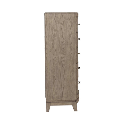 Avalon - 5 Drawer Chest - Burnished Beige Accent Chests by Liberty Furniture - Walls Furniture & Mattress
