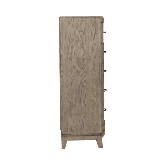 Avalon - 5 Drawer Chest - Burnished Beige Accent Chests by Liberty Furniture - Walls Furniture & Mattress