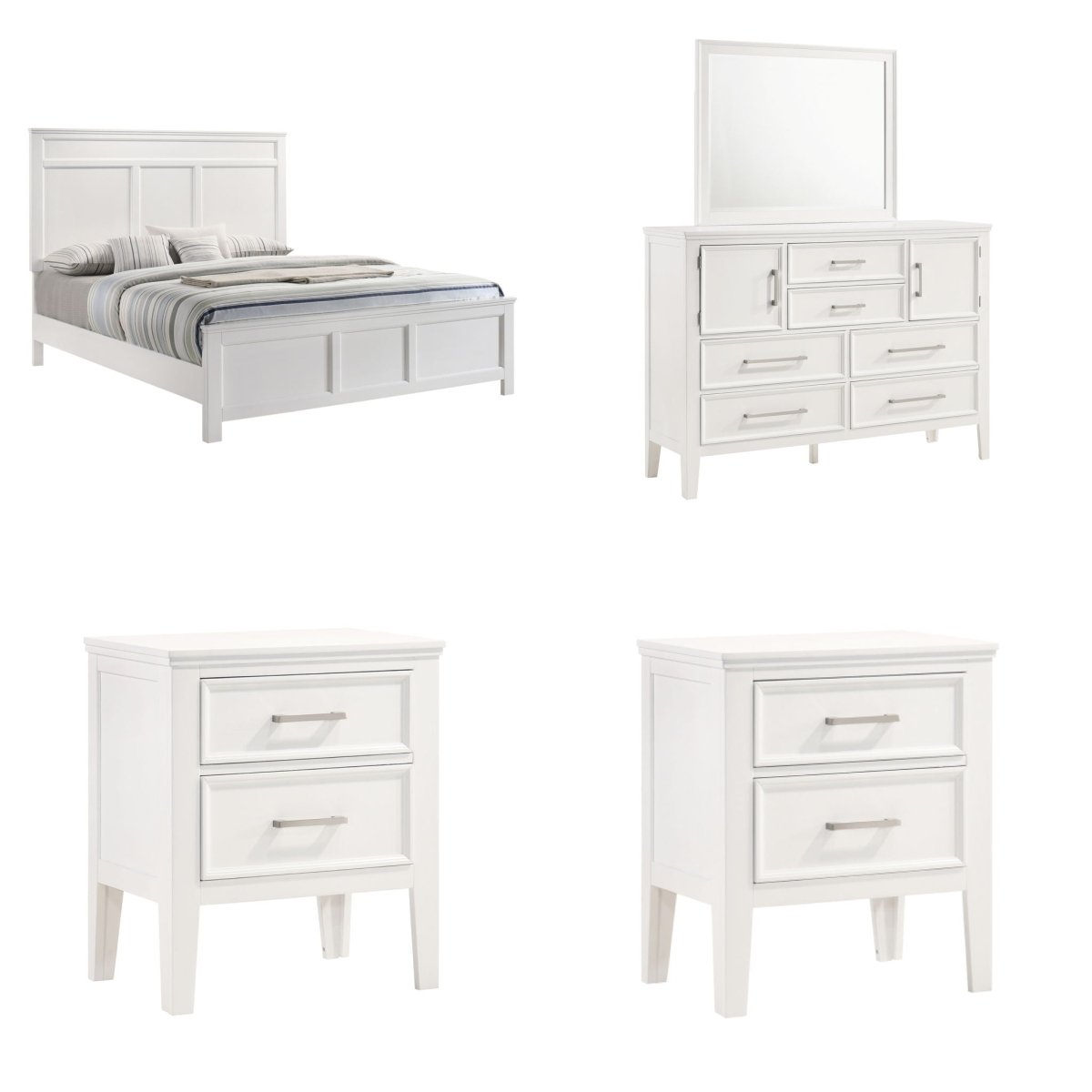 Andover - Bedroom Wood Set 4 Piece Bedroom Sets by New Classic - Walls Furniture & Mattress