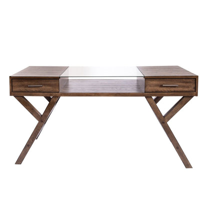 Lennox - Writing Desk - Dark Brown Writing Desks by Liberty Furniture - Walls Furniture & Mattress