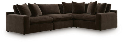 Maxton Heights - Sectional Stationary Sectionals by Benchcraft® - Walls Furniture & Mattress