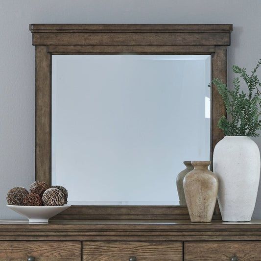 Carolina Park - Mirror - Brown Bedroom Mirrors by Liberty Furniture - Walls Furniture & Mattress