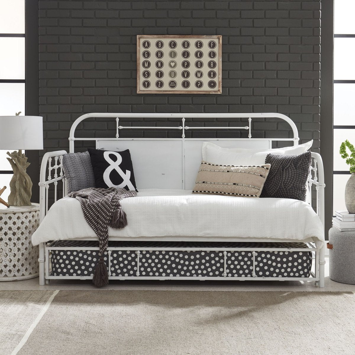 Vintage Series - Metal Trundle Trundle Beds by Liberty Furniture - Walls Furniture & Mattress