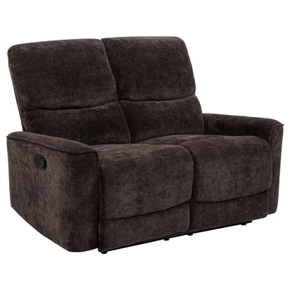 Navarro - Chenille Upholstered Reclining Loveseat Reclining Loveseats by Coaster Fine Furniture - Walls Furniture & Mattress