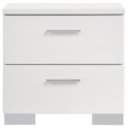 Felicity - Bedroom Set With LED Mirror 4 Piece Bedroom Sets by CoasterEssence - Walls Furniture & Mattress