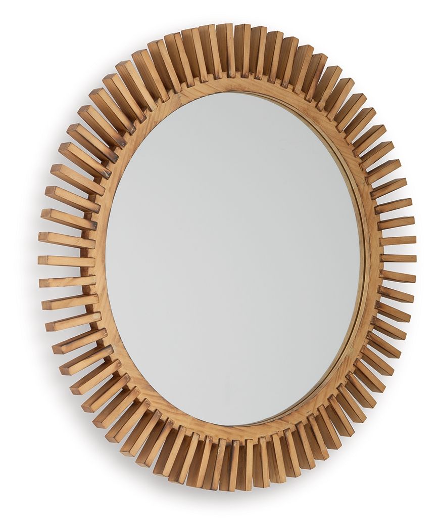 Tedwell - Brown - Accent Mirror Accent Mirrors by Signature Design by Ashley® - Walls Furniture & Mattress