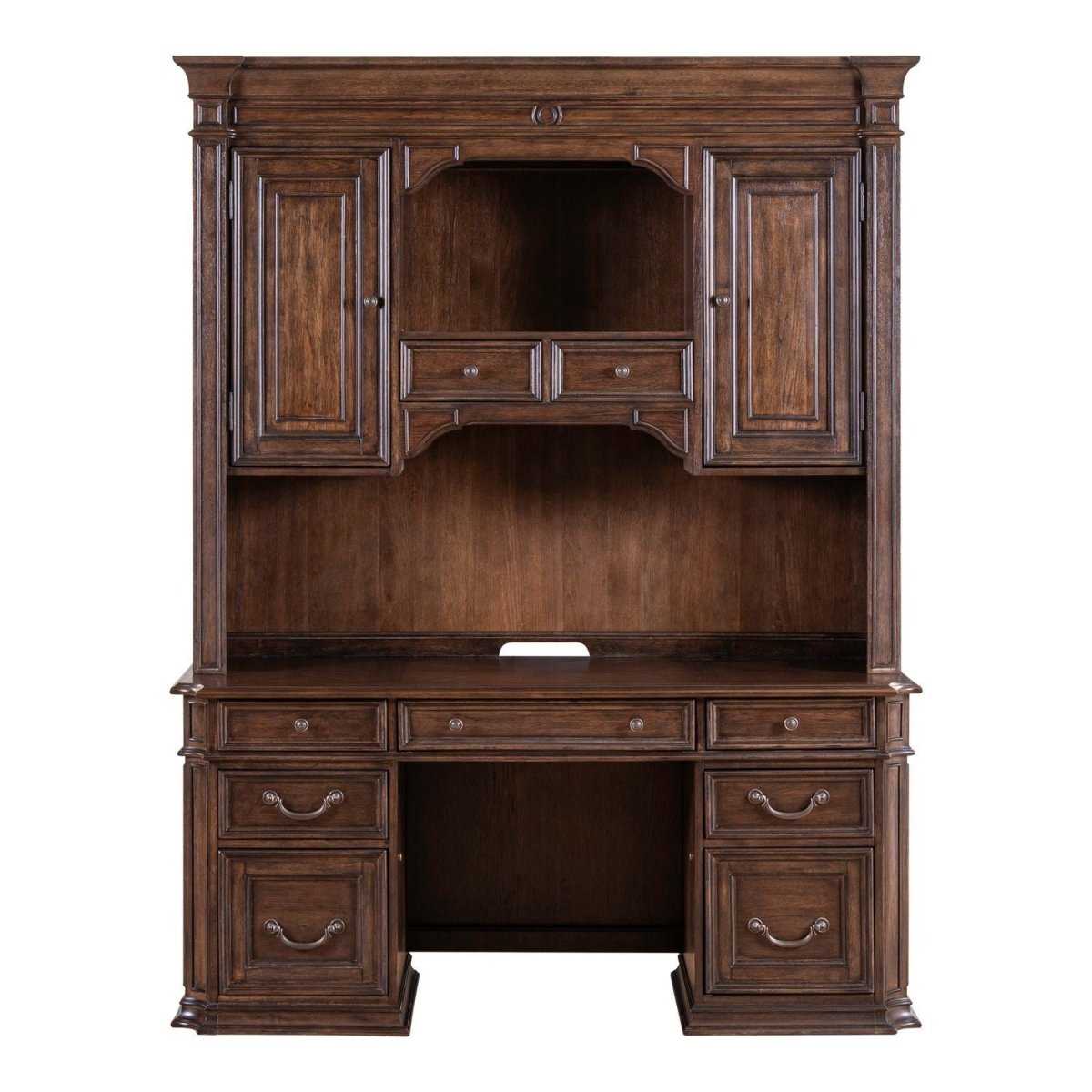 Provence Park - Credenza & Hutch - Chateau Brown Credenzas & Hutches by Liberty Furniture - Walls Furniture & Mattress