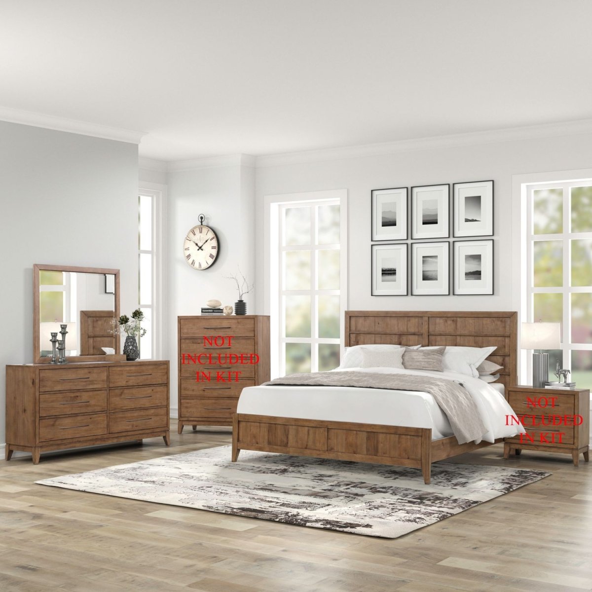 Shaker Lakes - Panel Bedroom Set 3 Piece Bedroom Sets by Liberty Furniture - Walls Furniture & Mattress