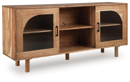 Adway - Natural Brown - Accent Cabinet Accent Cabinets by Signature Design by Ashley® - Walls Furniture & Mattress