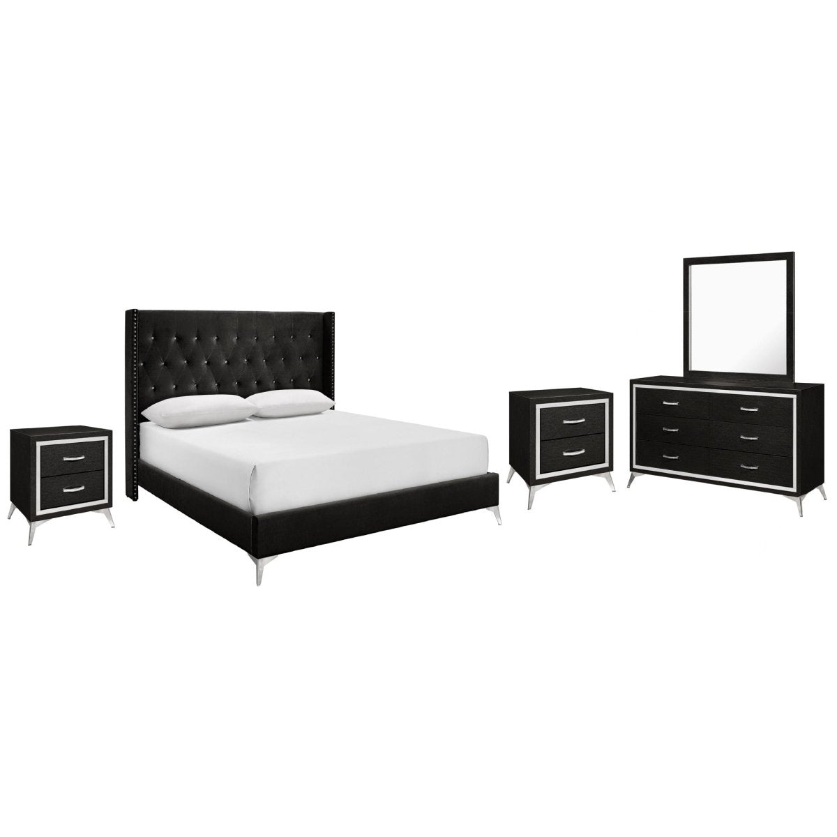 Huxley - Bedroom Set 4 Piece Bedroom Sets by New Classic - Walls Furniture & Mattress
