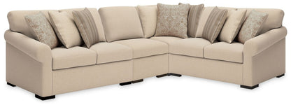 LadyMae - Sectional Stationary Sectionals by Benchcraft® - Walls Furniture & Mattress