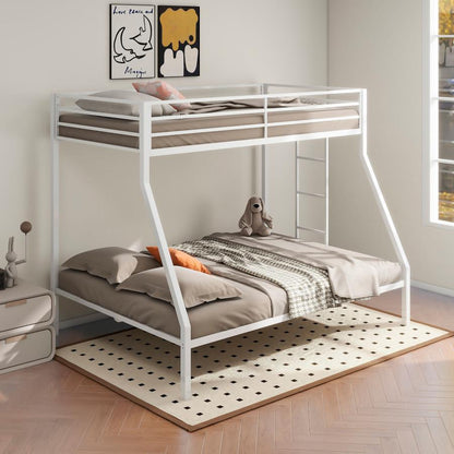 Alevera - Metal Bunk Bed With Ladder Bunk Beds by Coaster Fine Furniture - Walls Furniture & Mattress