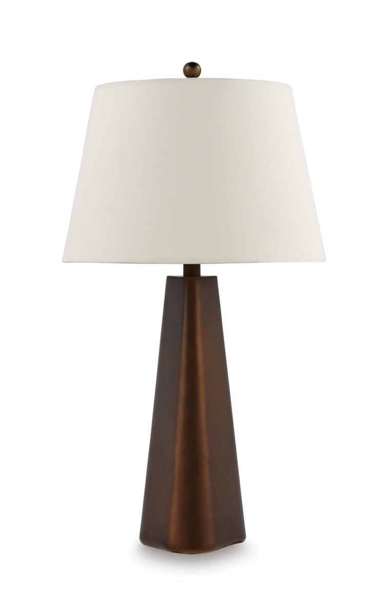 Jendale - Metal Table Lamp - Bronze Finish Table Lamps by Signature Design by Ashley® - Walls Furniture & Mattress
