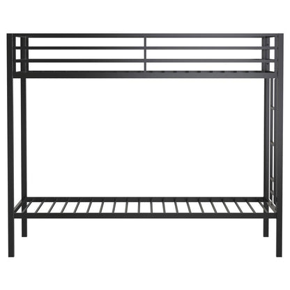 Alevera - Metal Bunk Bed With Ladder Bunk Beds by Coaster Fine Furniture - Walls Furniture & Mattress
