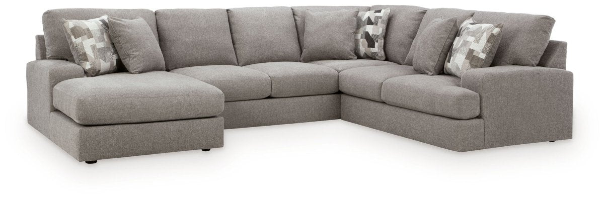 Lindon - Sectional Stationary Sectionals by Benchcraft® - Walls Furniture & Mattress