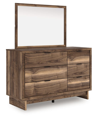 Chirason - 3 Pc. - Twin Panel Bed With Storage, Dresser And Mirror - Brown 3 Piece Bedroom Sets by Signature Design by Ashley® - Walls Furniture & Mattress