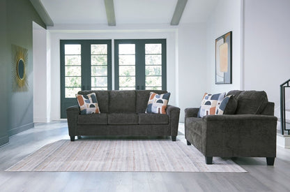 Erinslane - Living Room Set Stationary Chair & Ottoman by Benchcraft® - Walls Furniture & Mattress