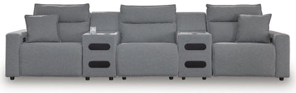 Modmax II - Reclining Sectional - Salt And Pepper Reclining Sectionals by Signature Design by Ashley® - Walls Furniture & Mattress