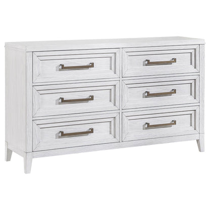 Marielle - 6 - Drawer Bedroom Dresser Dressers by CoasterEveryday - Walls Furniture & Mattress